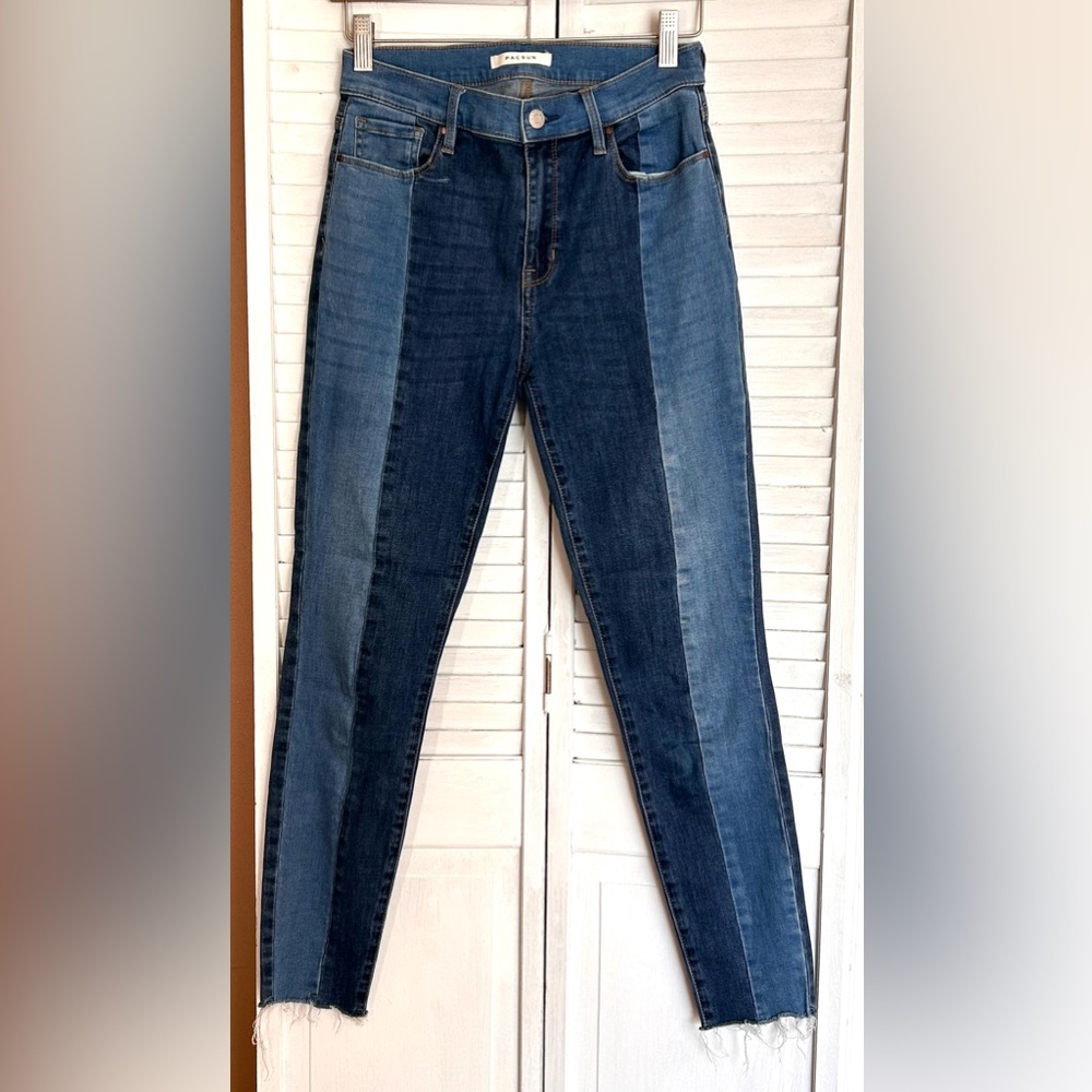 Pacsun Two Tone High Rise Ankle Jegging W/frayed hem size 0 jeans